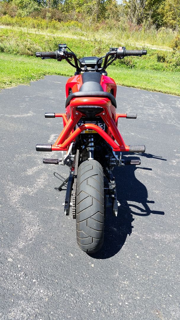 Fs Grom Black/Red Stunt Crash Full Cage with Pegs HondaTech Honda Forum Discussion